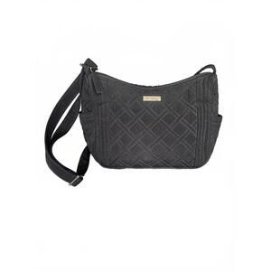 Vera Bradley Quilted Black Crossbody Shoulder Bag